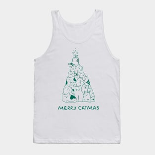 Merry Catmas Tank Top